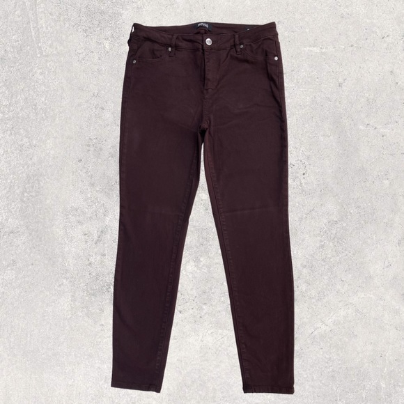 Buffalo David Bitton Maroon Jeans - Women’s 8/29 - Picture 1 of 7